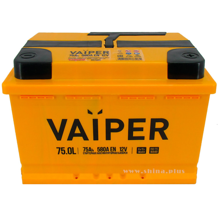 АКБ 75Ah Vaiper EFB+ (о.п.+) 580A 12V