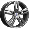 Диск R17 5x114,3 Прайм-оригинал (KC721) K&K 6,5J ET40 D66,1 дарк платинум