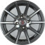 Диск R15 4x100 ALCASTA M53 6,0J ET50 D60,1 GMF Диск R15 4x100 ALCASTA M53 6,0J ET50 D60,1 GMF
