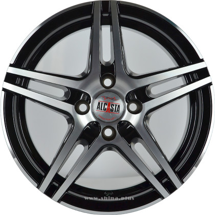 Диск R15 4x100 ALCASTA M54 6,0J ET46 D54,1 BKF Диск R15 4x100 ALCASTA M54 6,0J ET46 D54,1 BKF