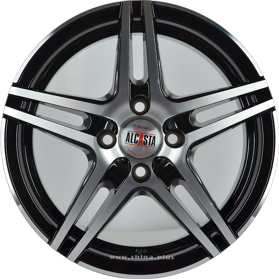 Диск R15 4x100 ALCASTA M54 6,0J ET46 D54,1 BKF