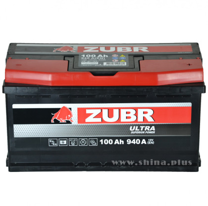 АКБ100Ah ZUBR Ultra (о.п+) 940А(EN) 12V