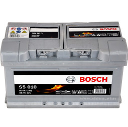 АКБ 85Ah BOSCH S5 Silver plus (585 200 080 ) (о.п+) 800A 12V низкий