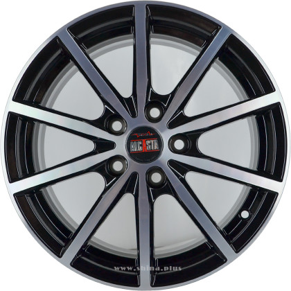 Диск R16 5x114,3 ALCASTA M61 6,5J ET45 D67,1 BKF