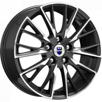 Диск R17 5x108 Солт (КС773) K&K 6,5J ET50 D63,35 алмаз черный