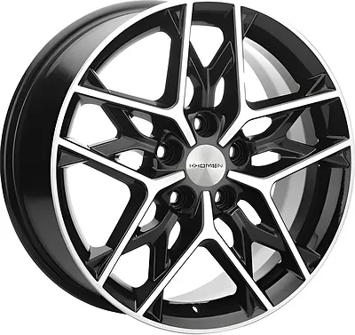 Диск R17 5x114,3 Khomen Wheels KHW1709 7,0J ET43,5 D67,1 Black-FP (Hyundai Tucson)