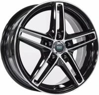 Диск R15 4x114,3 Megami MGM-17FF 6,0J ET40 D67,1 BKF