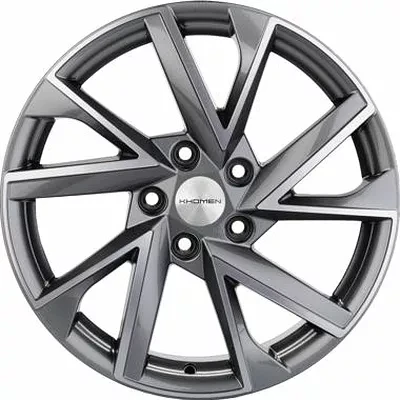 Диск R17 5x114,3 Khomen Wheels KHW1714 7,0J ET48,5 D67,1 (Sportage) Gray-FP