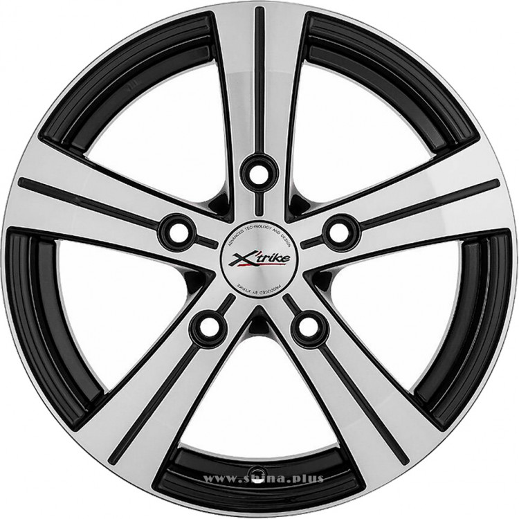 Диск R15 5x139,7 Xtrike (X-121) 6,0J ET40 D98,0 BK/FP