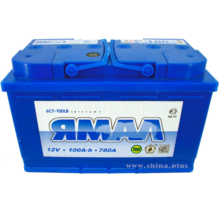 АКБ100Ah Ямал (+п.п.) 780А(EN) 12V