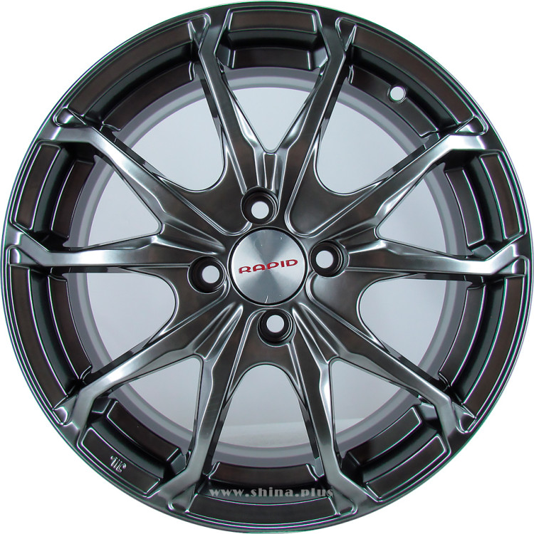 Диск R16 4x100 K&K Brent-оригинал (КС733) 6,0J ET52 D54,1 дарк платинум