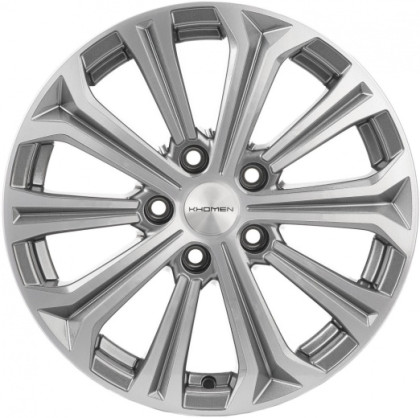 Диск R16 5x112 Khomen Wheels KHW1610 6,5J ET50 D57.1 (Octavia) Gray-FP Диск R16 5x112 Khomen Wheels KHW1610 6,5J ET50 D57.1 (Octavia) Gray-FP