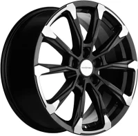 Диск R18 5x108 Khomen Wheels KHW1808 7,5J ET47 D60.1 (Chery Tiggo 8/Tiggo 8Pro) Black-FP