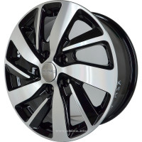 Диск R16 5x114,3 КиК (КС741) ZV ASX 6,5J ЕТ46 D67.1 алмаз черный