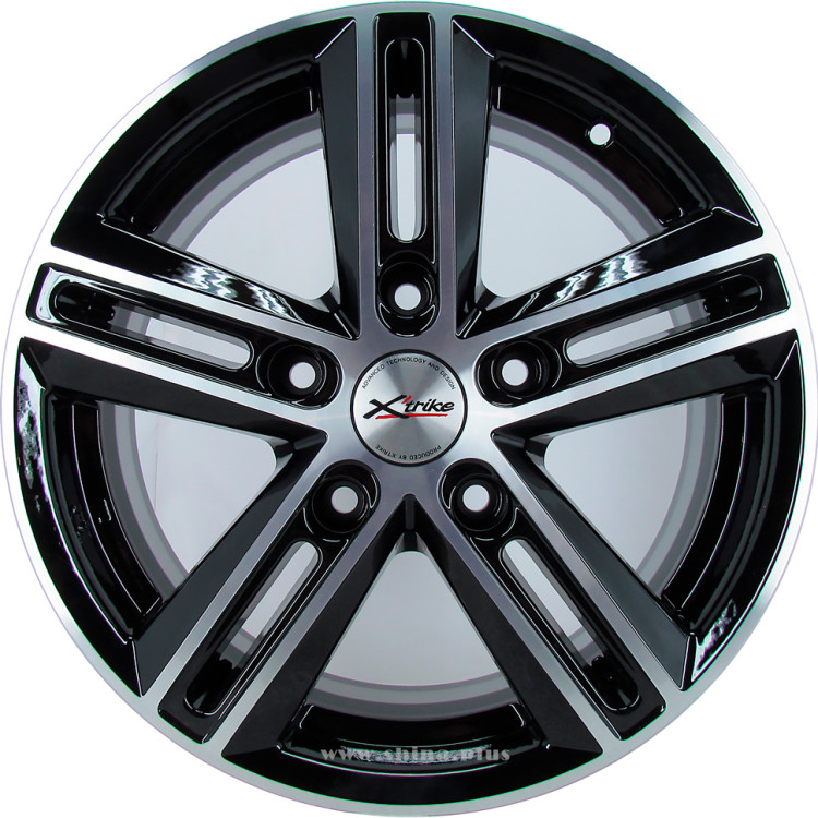 Диск R16 5x139,7 Xtrike (X-123) 6,5J ET40 D98,0 BK/FP