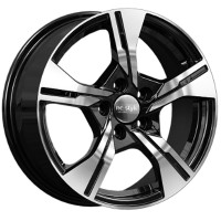 Диск R16 5x112 KC1053 Taos K&K 6,5J ET43 D57,1 алмаз-черный сфера