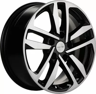 Диск R16 5x114.3 Khomen Wheels KHW1612 6,5J ET43 D67.1 (Seltos) Black-FP