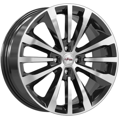 Диск R17 4x100 Андерсен iFree 7,0J ET43 D60,1 блэк джек