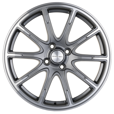 Диск R17 4x100 Khomen Wheels KHW1707 6,5J ET41 D60.1 (XRay) Gray-FP ПИК