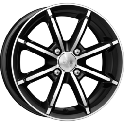 Диск R14 4x100 Sportline K&K (КС603) 6,0J ET30 D67,1 алмаз черный