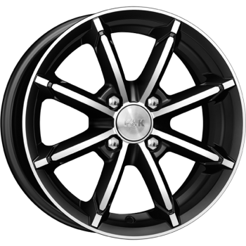 Диск R14 4x100 Sportline K&K (КС603) 6,0J ET30 D67,1 алмаз черный