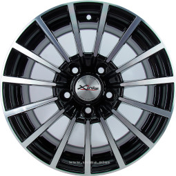 Диск R15 5x100 Xtrike (X-106) 6,5J ET48 D67,1 BK/FP