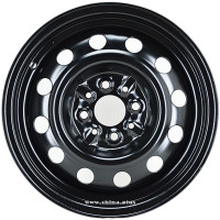 Диск R14  4x98 5,5J ET35 D58,6 ТЗСК (ВАЗ 2110) черный глянец