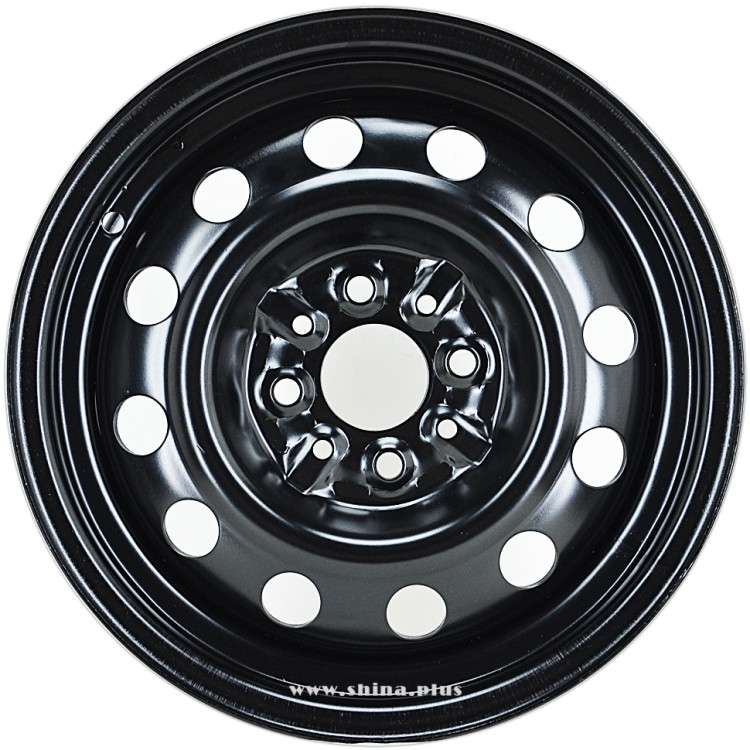 Диск R14  4x98 5,5J ET35 D58,6 ТЗСК (ВАЗ 2110) черный глянец