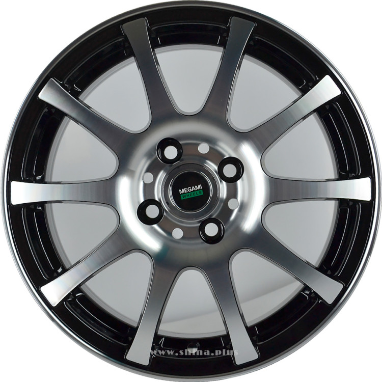 Диск R15 4x100 Megami MGM-2 6,0J ET36 D60,1 BKF