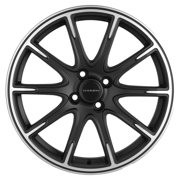 Диск R17 4x 98 Khomen Wheels KHW1707 6,5J ET38 D58.6 (Lada Granta) Black-FP matt ПИК