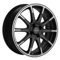 Диск R17 4x 98 Khomen Wheels KHW1707 6,5J ET38 D58.6 (Lada Granta) Black-FP matt ПИК