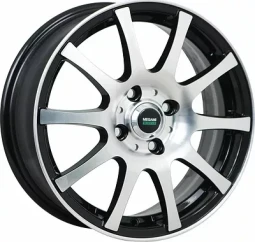 Диск R15  4x98 Megami MGM-2 6,0J ЕT35 D58,6 BKF