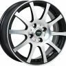Диск R15  4x98 Megami MGM-2 6,0J ЕT35 D58,6 BKF