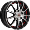 Диск R15 4x100 ALCASTA M25 6,0J ET40 D56,6 BKFRSI