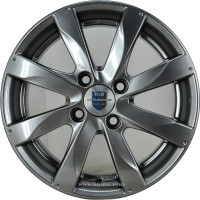 Диск R14 4x100 Джеминим-оригинал (КС480) K&K 5,5J ET43 D60,1 дарк платинум