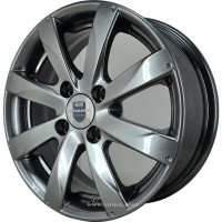 Диск R14 4x100 Джеминим-оригинал (КС480) K&K 5,5J ET43 D60,1 дарк платинум