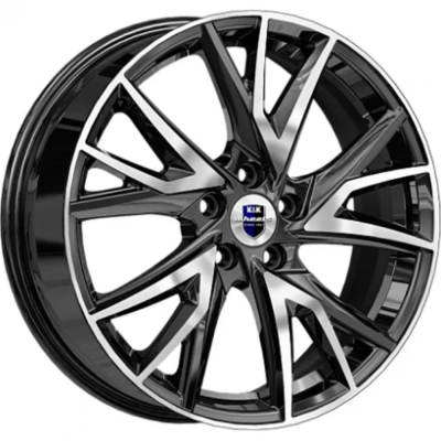Диск R18 5x114,3 Кайлас K&K 6,5J ET37 D66,6 алмаз черный