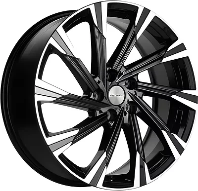 Диск R19 5x114.3 Khomen Wheels KHW1905 7,5J ET40 D66.5 (Haval Dargo) Black-FP
