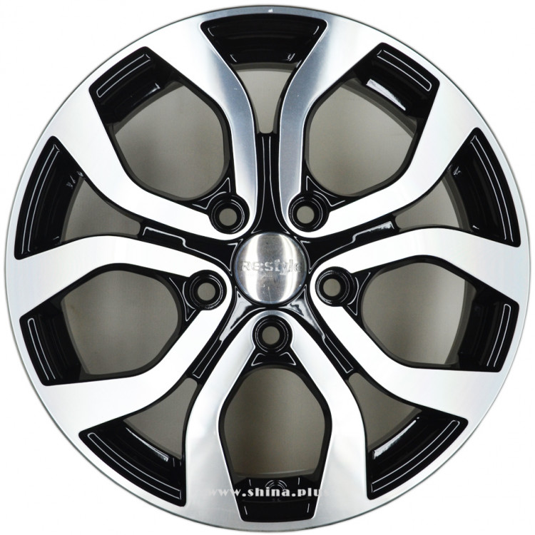 Диск R16 5x114,3 KCr704 (K&K) Nissan Terrano 6,5J ET50 D66,1 алмаз черный