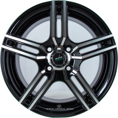 Диск R14  4x98 Megami MGM-1 5,5J ET35 D58,6 BKF