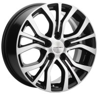 Диск R16 5x114,3 Khomen Wheels KHW1608 6,5J ET43 D67,1 Black-FP