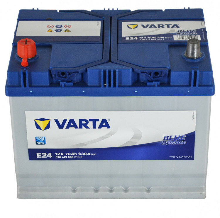 АКБ 70Ah Varta 570 413 063 (+п.п.) (выс) Blue dynamic Е24 630А(EN) 12V