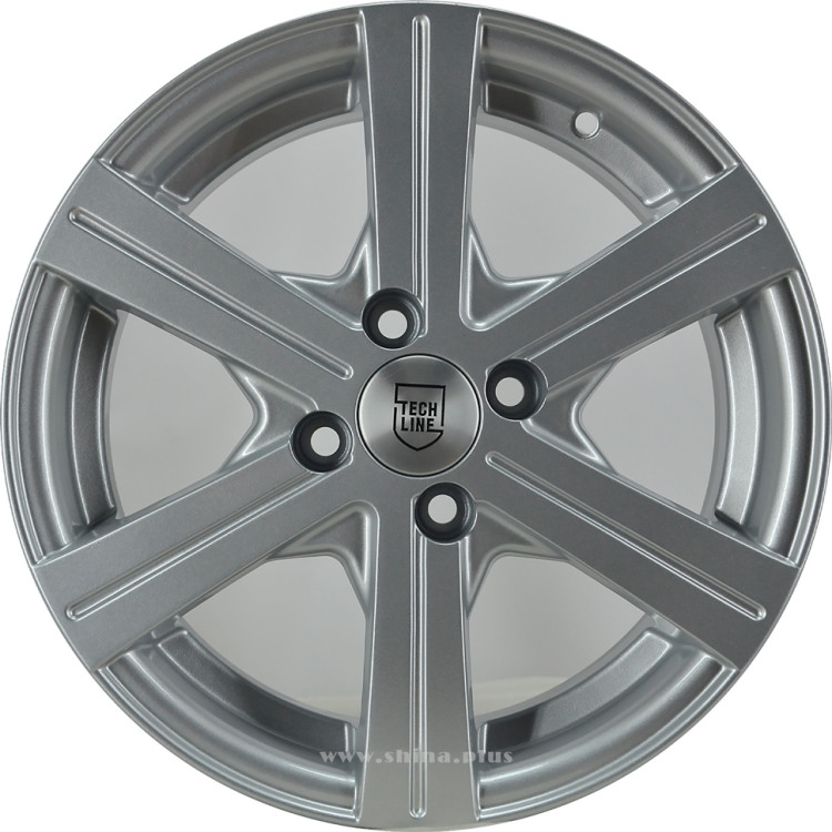 Диск R15 4x100 Tech Line 544 6,0J ET45 D60,1 Sil