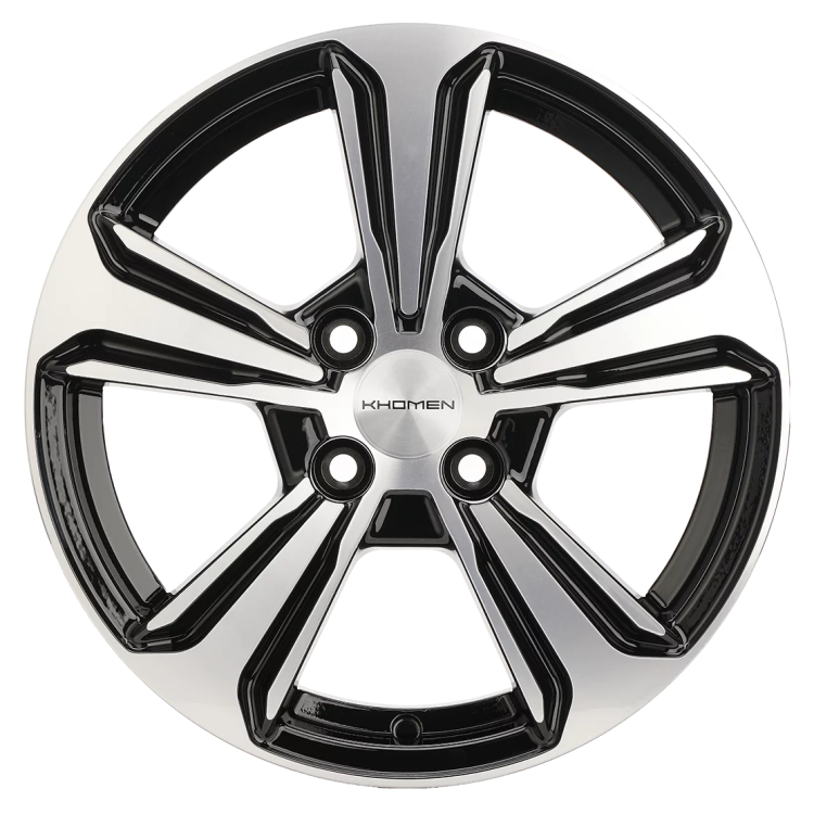 Диск R15 4x100 Khomen Wheels KHW1502 6,0J ET50 D60,1 (Vesta) Black-FP