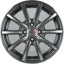 Диск R15 4x100 ALCASTA M58 6,0J ET46 D54,1 GMF Диск R15 4x100 ALCASTA M58 6,0J ET46 D54,1 GMF