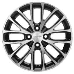 Диск R15 4x100 Khomen Wheels KHW1506 6,0J ET37 D60,1 (XRay) Black-FP