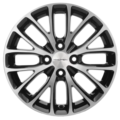 Диск R15 4x100 Khomen Wheels KHW1506 6,0J ET37 D60,1 (XRay) Black-FP