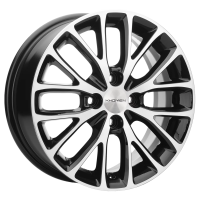 Диск R15 4x100 Khomen Wheels KHW1506 6,0J ET37 D60,1 (XRay) Black-FP