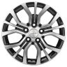 Диск R16 5x114.3 Khomen Wheels KHW1608 6,5J ET40 D66.1 (Qashqai/Tilda) Black-FP