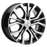 Диск R16 5x114.3 Khomen Wheels KHW1608 6,5J ET40 D66.1 (Qashqai/Tilda) Black-FP